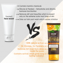 WOW Skin Science Vitamin C Face Wash for Skin Brightening - 100 ml